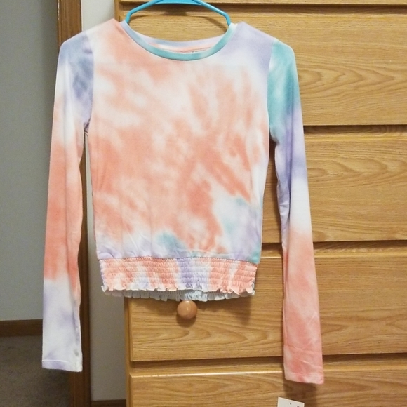 Tye dyed super cozy long sleeve tee NWT - Picture 3 of 7